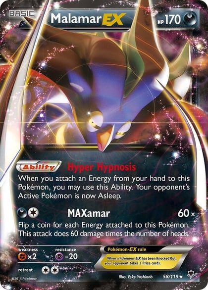 Malamar EX, XY - Phantom Forces 58/119