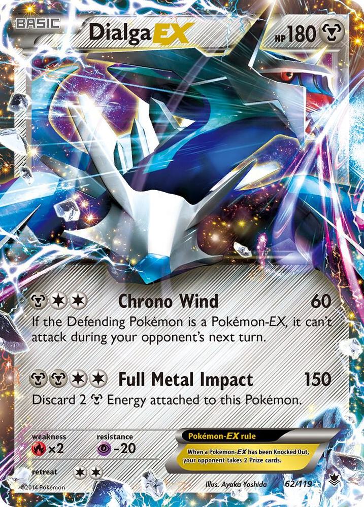 Dialga EX, XY - Phantom Forces 62/119