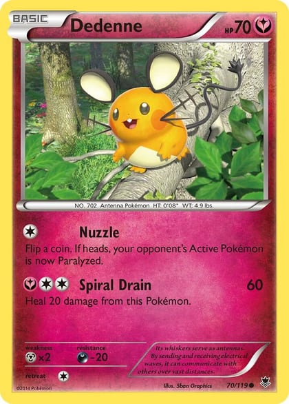 Dedenne, XY - Phantom Forces 70/119