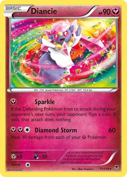 Diancie, XY - Phantom Forces 71/119