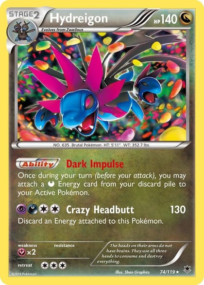 Hydreigon, XY - Phantom Forces 74/119