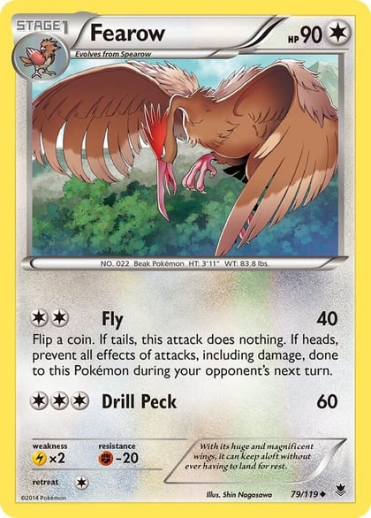 Fearow, XY - Phantom Forces 79/119