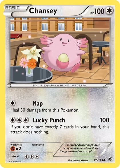 Chansey, XY - Phantom Forces 80/119