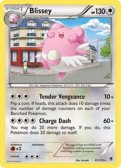 Blissey, XY - Phantom Forces 81/119
