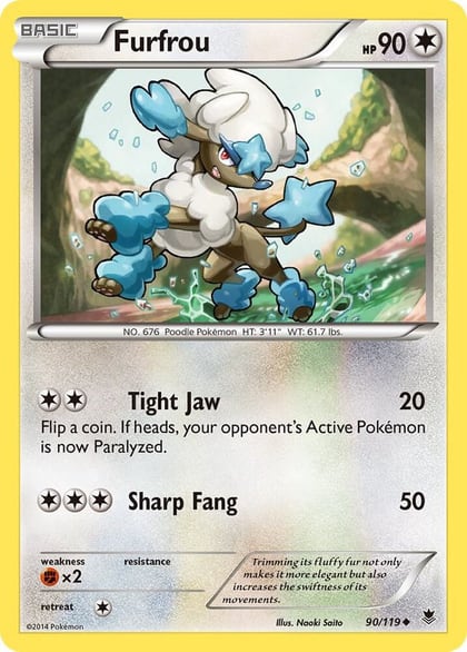 Furfrou, XY - Phantom Forces 90/119