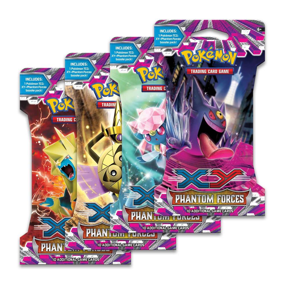Phantom Forces Sleeved Booster Pack Art Bundle [Set of 4], XY - Phantom Forces P276592