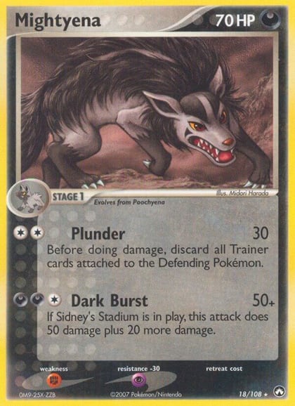 Mightyena, Power Keepers 18/108