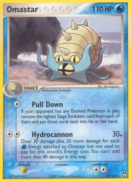 Omastar, Power Keepers 20/108