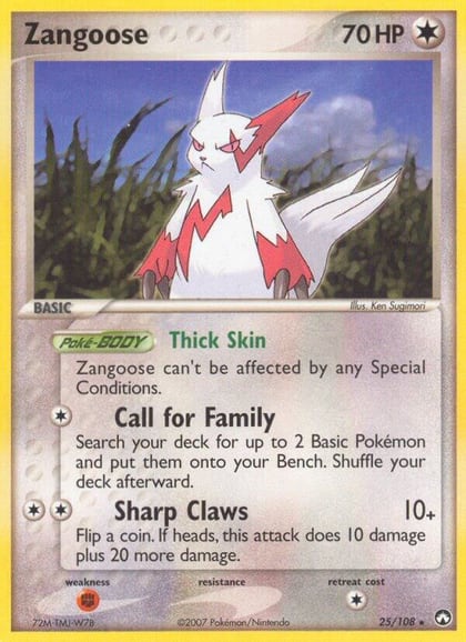 Zangoose, Power Keepers 25/108