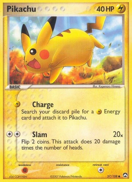 Pikachu, Power Keepers 57/108