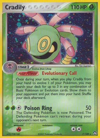 Cradily, Power Keepers 7/108