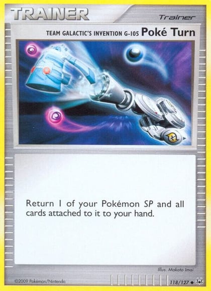 Team Galactic's Invention G-105 Poke Turn, Platinum 118/127