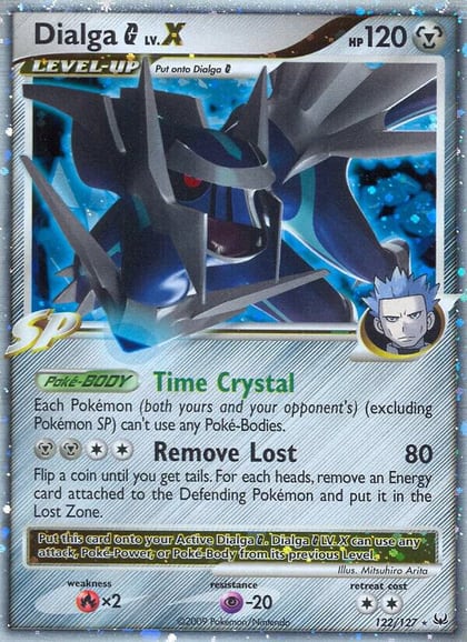 Dialga G LV.X, Platinum 122/127