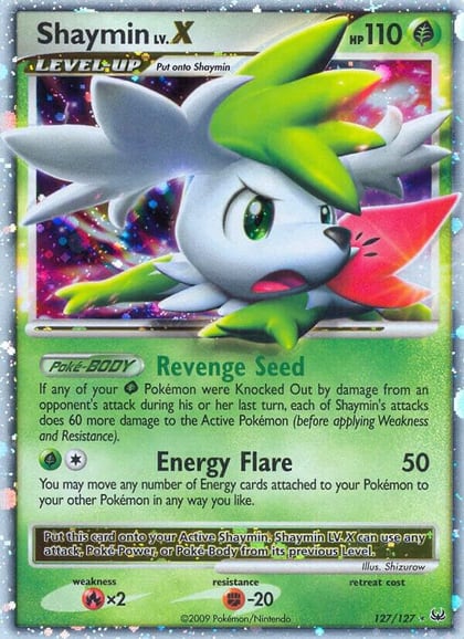 Shaymin Lv.X (Sky Forme), Platinum 127/127