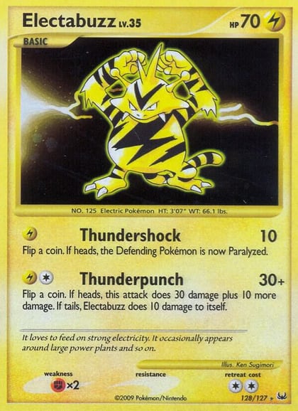 Electabuzz, Platinum 128/127