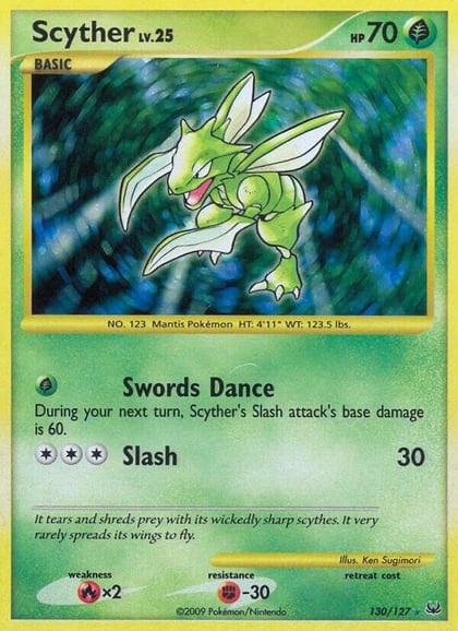Scyther, Platinum 130/127