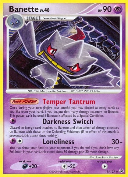 Banette, Platinum 19/127