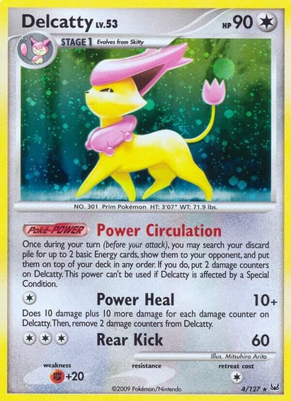 Delcatty, Platinum 4/127