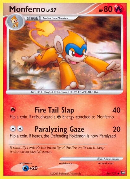 Monferno, Platinum 56/127