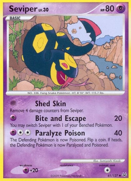 Seviper, Platinum 61/127