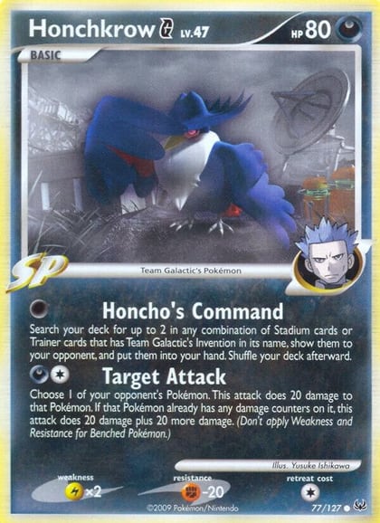 Honchkrow G, Platinum 77/127