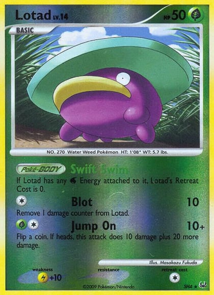 Lotad (Shiny), Platinum SH4
