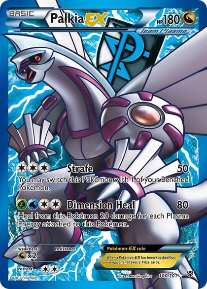 Palkia EX (Team Plasma) (100 Full Art), Plasma Blast 100/101