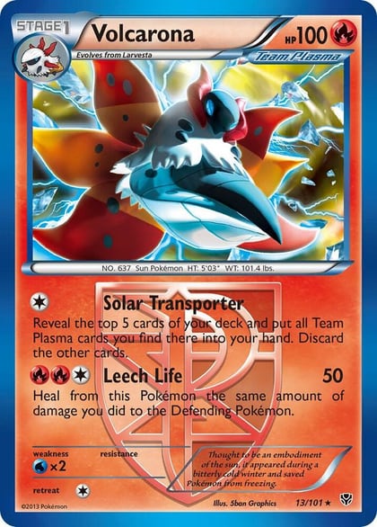Volcarona (Team Plasma), Plasma Blast 13/101