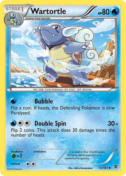 Wartortle, Plasma Blast 15/101
