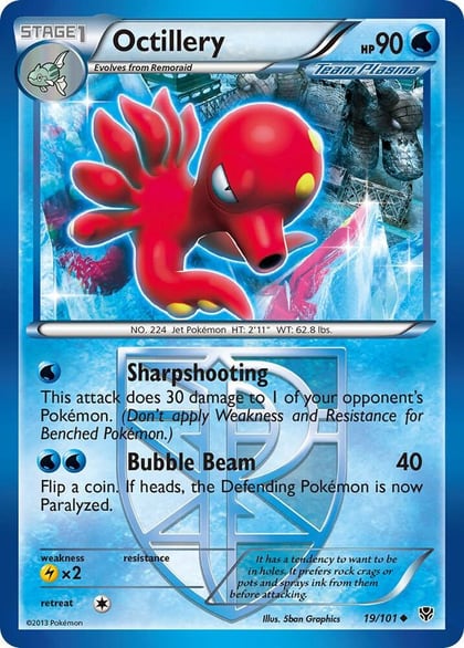 Octillery (Team Plasma), Plasma Blast 19/101