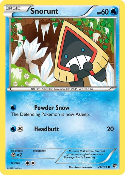 Snorunt, Plasma Blast 21/101