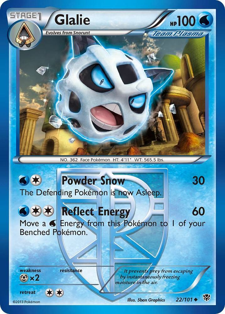 Glalie (Team Plasma), Plasma Blast 22/101