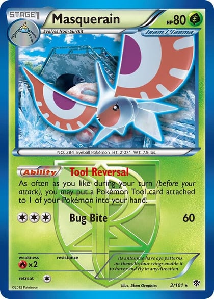 Masquerain (Team Plasma), Plasma Blast 2/101