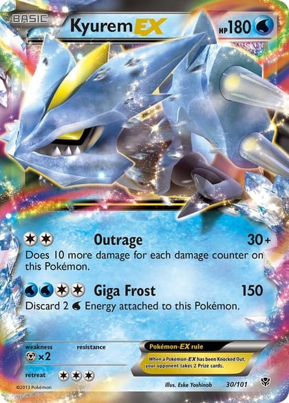 Kyurem EX, Plasma Blast 30/101