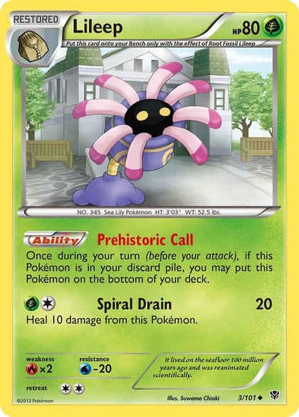 Lileep, Plasma Blast 3/101
