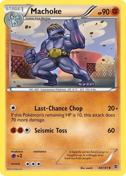 Machoke, Plasma Blast 48/101