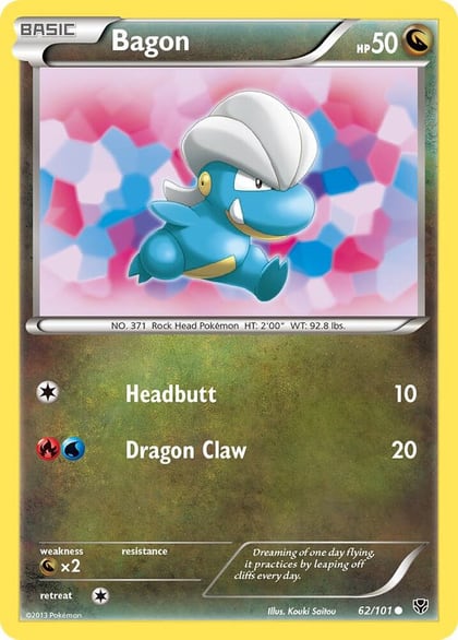 Bagon, Plasma Blast 62/101