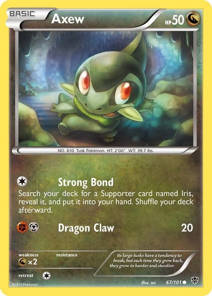 Axew, Plasma Blast 67/101