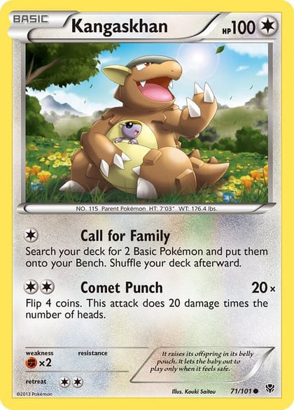 Kangaskhan, Plasma Blast 71/101
