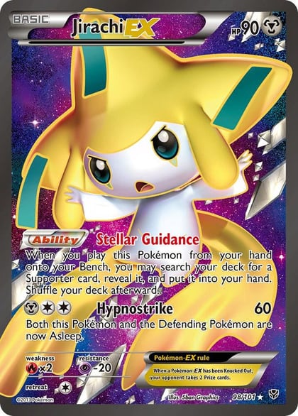 Jirachi EX (98 Full Art), Plasma Blast 98/101