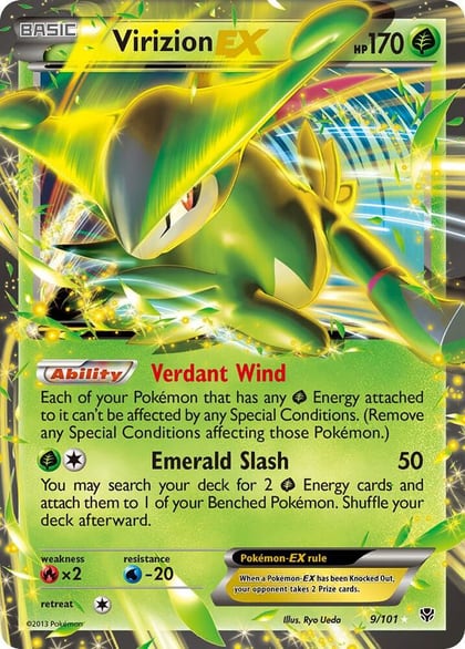 Virizion EX, Plasma Blast 9/101