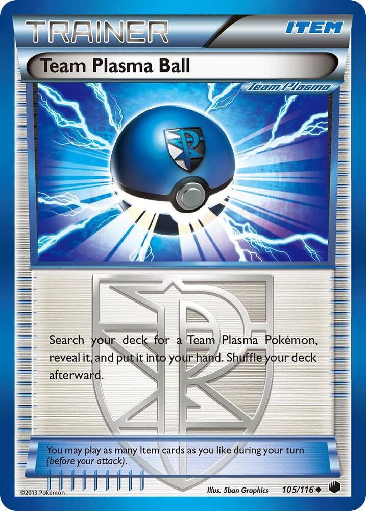 Team Plasma Ball (Team Plasma), Plasma Freeze 105/116