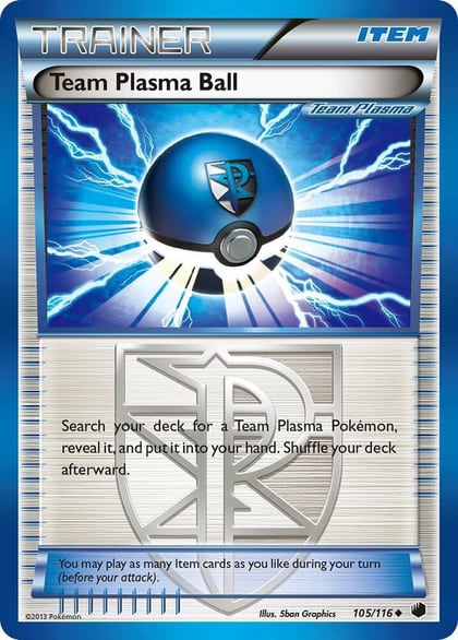 Team Plasma Ball (Team Plasma), Plasma Freeze 105/116