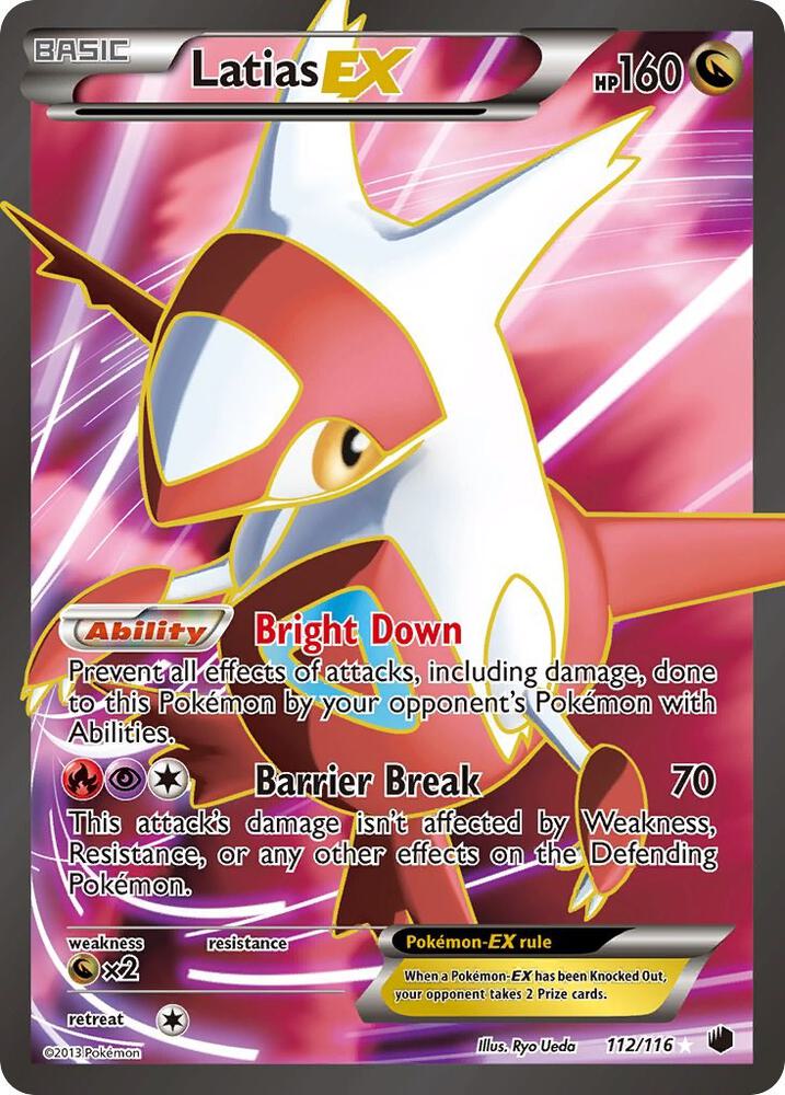 Latias EX (112 Full Art), Plasma Freeze 112/116