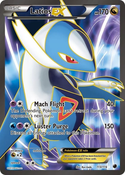 Latios EX (113 Full Art), Plasma Freeze 113/116