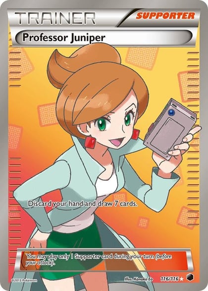 Professor Juniper (116 Full Art), Plasma Freeze 116/116