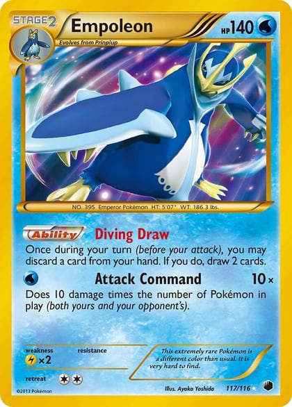 Empoleon (117 Secret Rare), Plasma Freeze 117/116