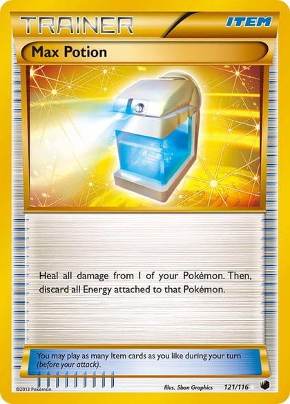 Max Potion (121 Secret Rare), Plasma Freeze 121/116