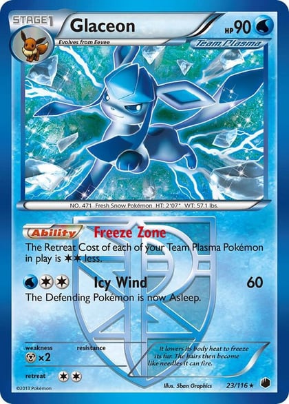 Glaceon (Team Plasma), Plasma Freeze 23/116