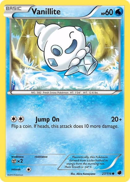 Vanillite, Plasma Freeze 27/116